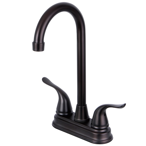 Two Handle, 4" Centerset Bar Faucet, Oil Rubbed Bronze